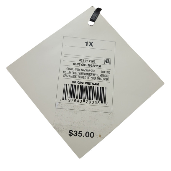 NWT Ava & Viv green pants, size 1x - Picture 6 of 7